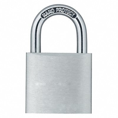 Keyed Padlock 7/8 in Rectangle Silver