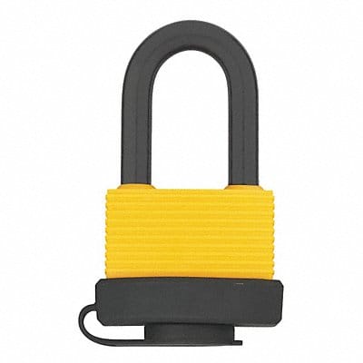 Keyed Padlock 13/16 in Rectangle Silver