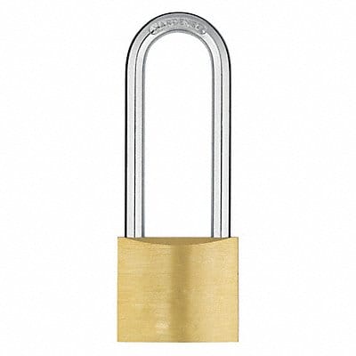 Keyed Padlock 15/16 in Rectangle Yellow