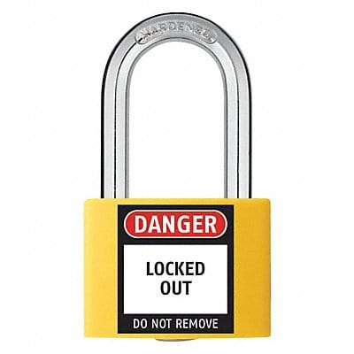 Lockout Padlock KA Yellow 2 H