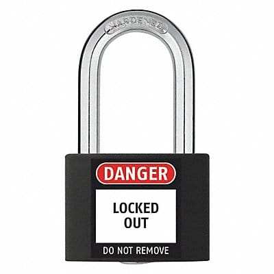 Lockout Padlock KD Black 2 H