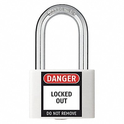 Lockout Padlock KA White 2 H