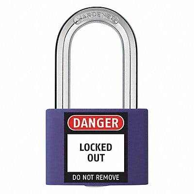 Lockout Padlock KD Purple 2 H