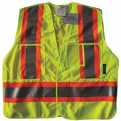 Safety Vest Yellow/Green S/M Polyester