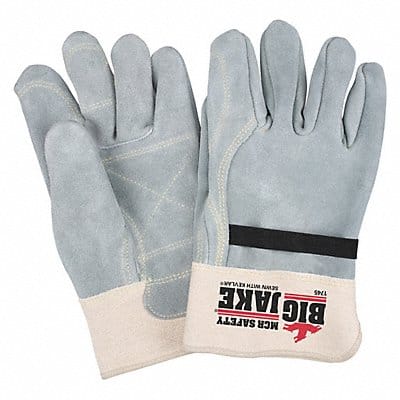 J7532 Leather Gloves Gray XL PK12