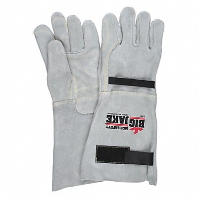 J7533 Leather Gloves Gray S PK12