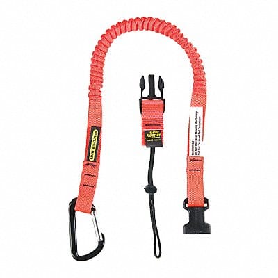 Tool Lanyard 46inL Orange 5lb Aluminum