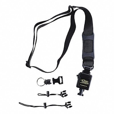 Shoulder Strap 32inL Black 1-1/2lb Nylon