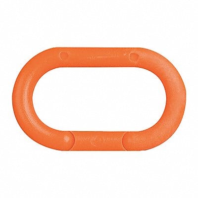 Chain Link Orange 3 Size Plastic