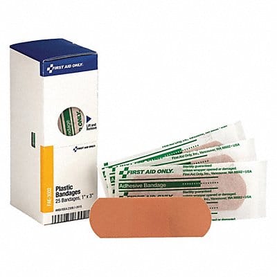 Strip Bandages Beige 3 L x 1 W PK25