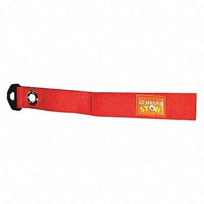 Hook-and-Loop Cinch Strap 10 in Red