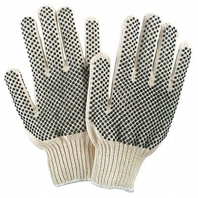 Knit Gloves 10 L Natural/Black PR