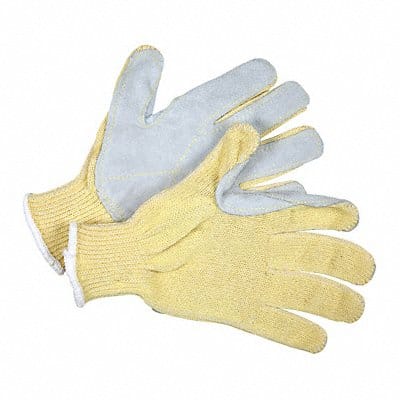 Leather Gloves Yellow S PK12