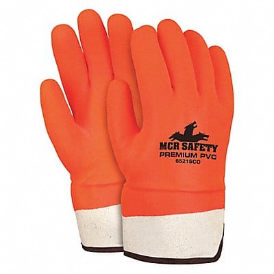 Chemical Gloves L 12in. L Sandy PVC PK12