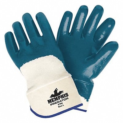 Chemical Gloves L 11in.L Blue/White PK12