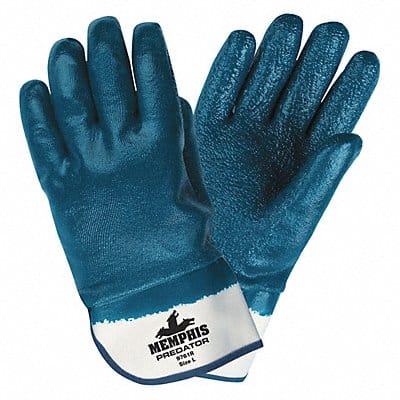 Chemical Gloves L Rough Nitrile PK12