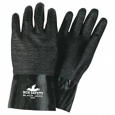 Chemical Gloves L 12 in L Blk PK12