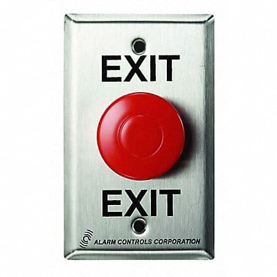 Push Button Plastic w/Face Plate