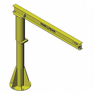 Jib Crane Reach 16 ft 1000 lb Manual