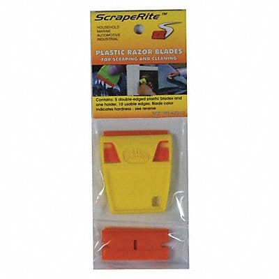 Scraper 2 in L Razor Blade Plastic