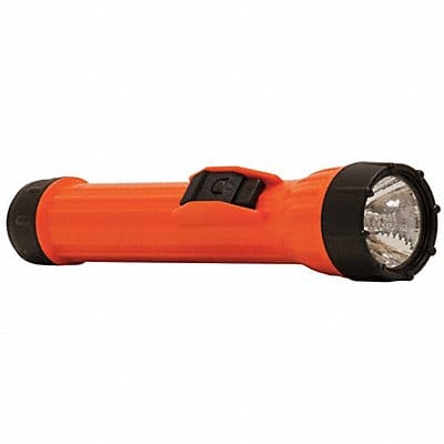 Handheld Flashlight Plastic Orange 50lm