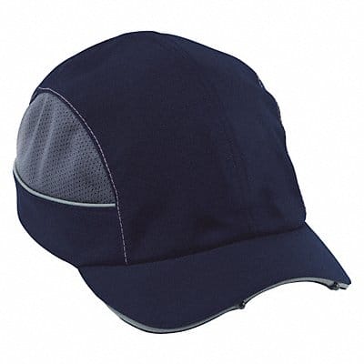 J6837 Bump Cap Baseball Hook-and-Loop Black