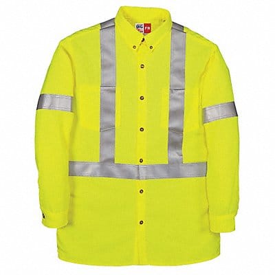 H5832 FR Long Sleeve Shirt Yellow 2XL Button