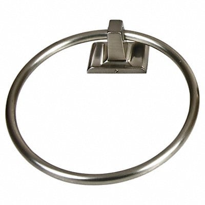 Towel Ring Zinc Satin Nickel 6 in w