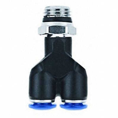 Y-Connector 45/64 Hex 1/2 Tube 250 psi