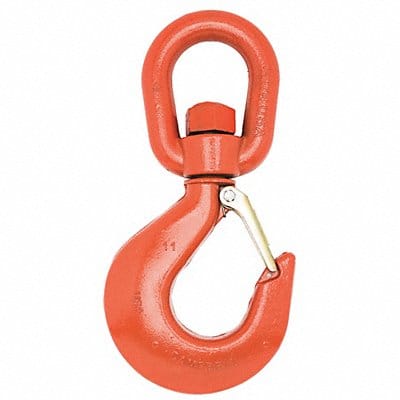 Hoist Hook 4000 lb Latch Swivel