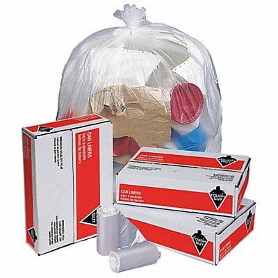 Trash Bags 60 gal Clear PK200