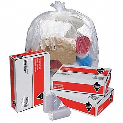 Trash Bags 16 gal Clear PK1000