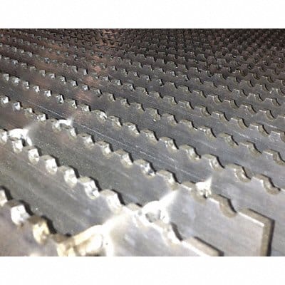 Bar Grating Aluminum 24 in Overall W