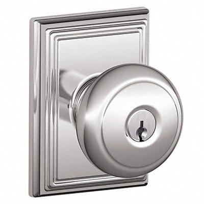 Knob Lockset Mechanical Entrance Grd. 1