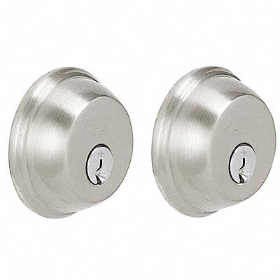 Deadbolt Satin Nickel Keyed Different