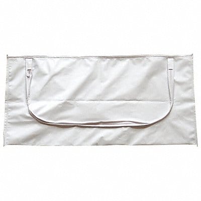 Body Bag 1/2 H x 28 L White PK20