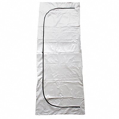 Body Bag 90 L x 36 W White Vinyl PK18