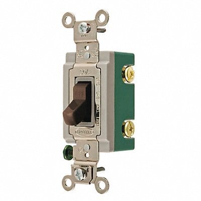 Wall Switch Brown 30A 1-Pole Switch 2 HP