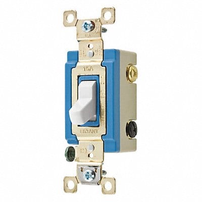 Wall Switch White 15A 4-Way Switch