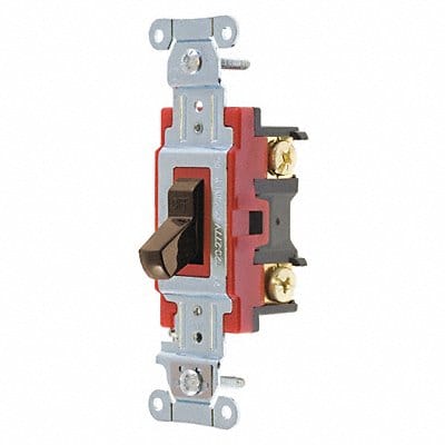 Wall Switch Brwn 20A 1-Pole Switch