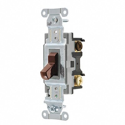 Wall Switch Brown 3-Way Switch 1 to 2 HP