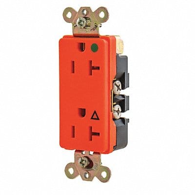 Receptacle Orange 20A 1.0 HP 2 Poles