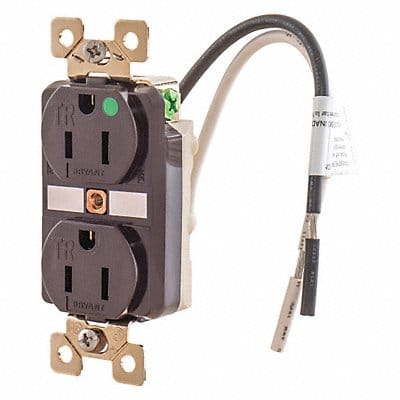 Receptacle Nylon 2 Poles 3 Wires