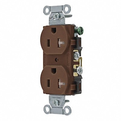 Receptacle 20A Nylon 1.0 HP 2 Poles