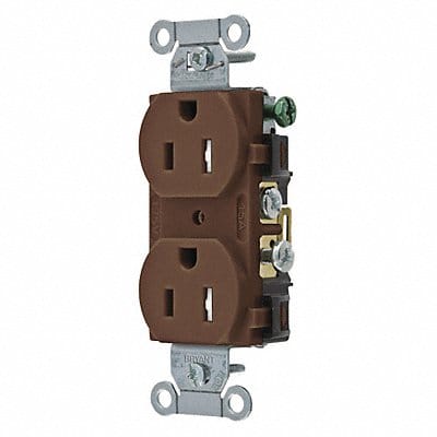 Receptacle 15A Nylon 0.5 HP 2 Poles