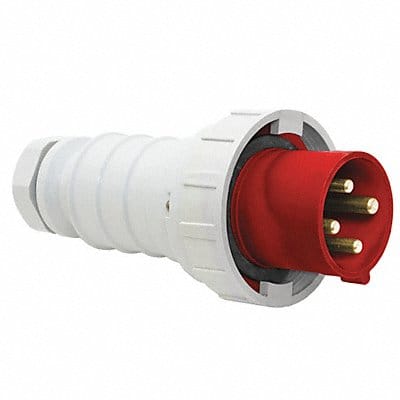 Pin and Sleeve Plug 100 A Red 3Pl