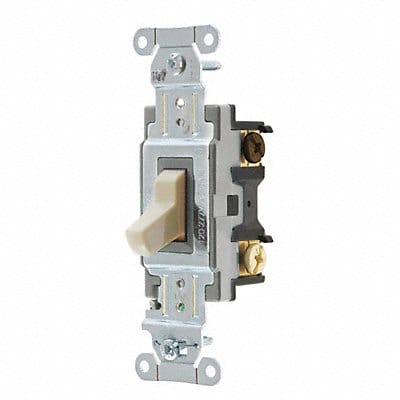 Wall Switch Ivory 1/2 HP 3-Way Switch