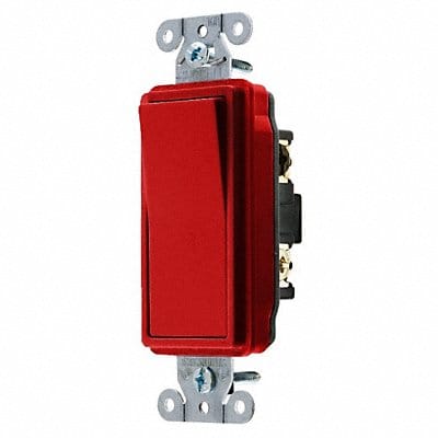 Wall Switch Red 20 A Back Side 3-Way