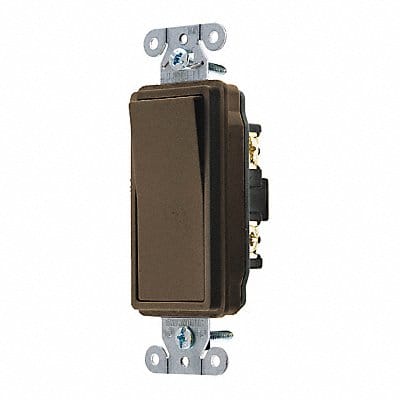 Wall Switch 20A Brown 1 HP 4-Way Switch