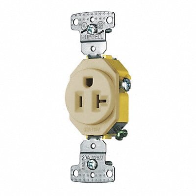 Receptacle Ivory 1.0 HP 20A 3 Wires